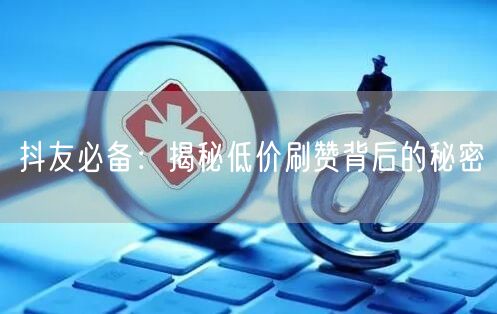 抖友必备：揭秘低价刷赞背后的秘密