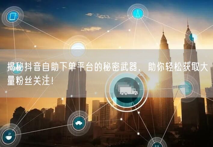 揭秘抖音自助下单平台的秘密武器，助你轻松获取大量粉丝关注！