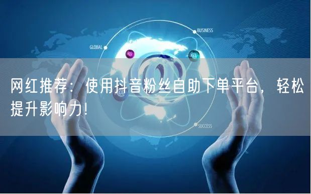 网红推荐：使用抖音粉丝自助下单平台，轻松提升影响力！