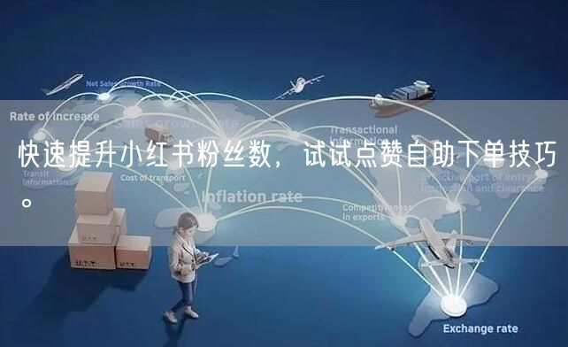 快速提升小红书粉丝数，试试点赞自助下单技巧。