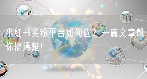 小红书买粉平台如何选？一篇文章帮你搞清楚！